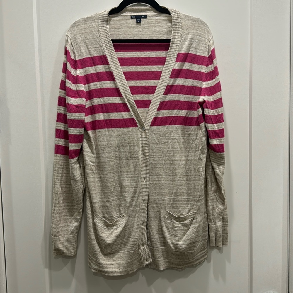 Stripped Gap Cardigan